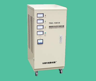 【TNS-15KVA 15KW三相四线380V高精度全自动交流伺服式稳压器】价格,厂家,图片,稳压电源,乐清市柳市速稳电器厂-